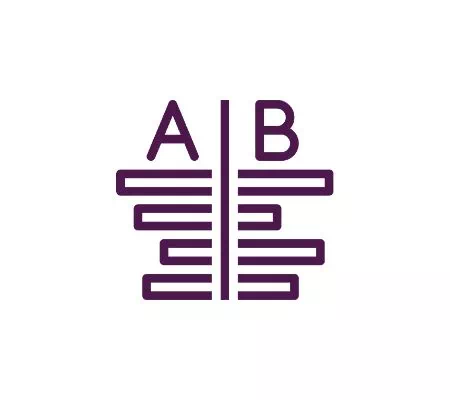 ikona litery a i b